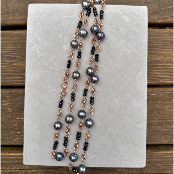 Honora Bronze Italy Pearl Necklace - Picture 4 of 6